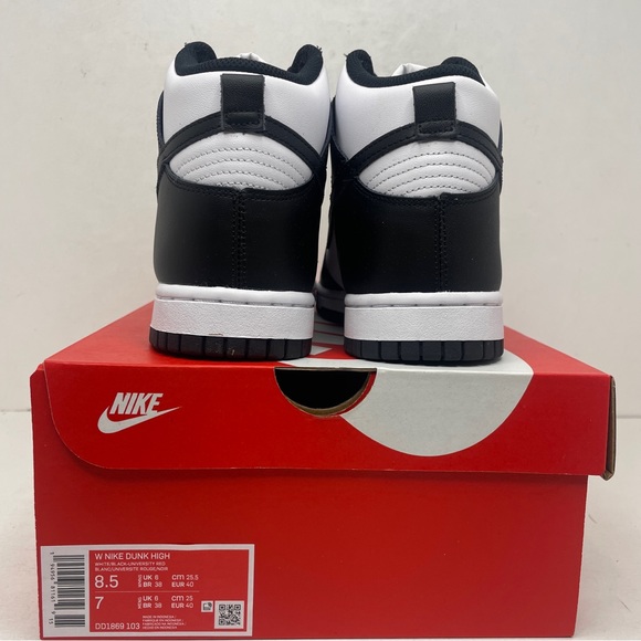 Nike Dunk High WMNS “Panda/Black White” 2023 - Picture 4 of 4